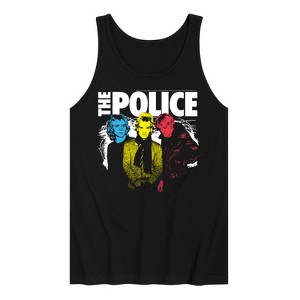 Men's - The Police - The Police Color Pop Graphic Tank Top - 1 of 2