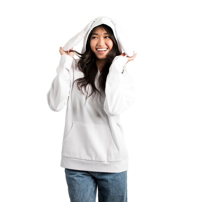 Cinnamoroll Adult White Cosplay Hoodie With 3D Ears and Embroidery, 3 of 6