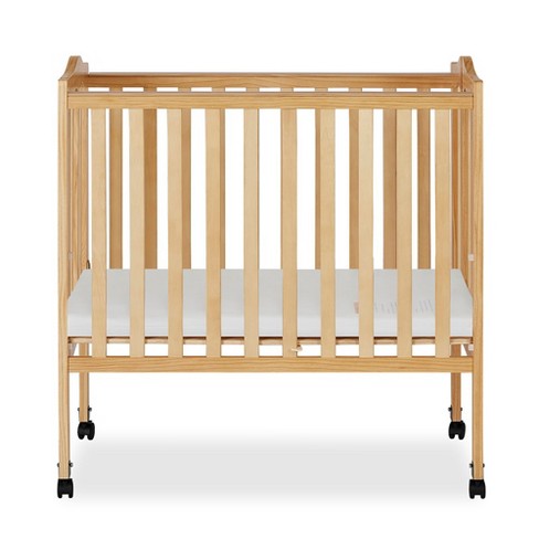 Dream On Me 2 In 1 Lightweight Folding Portable Crib Natural Target