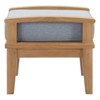 Modway Marina Outdoor Patio Teak Ottoman - 2 of 4