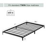 Whizmax Bed Frame Heavy Duty Metal Mattress Foundation Platform Sturdy Steel Slat No Box Spring Needed, Easy Assembly, Noise Free - 2 of 4
