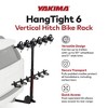 Yakima Versatile HangTight 6 Vertical Hanging Hitch Steel Bike Rack for 2 Inch Hitch Receivers with Fully Padded Cradles and Tilting Design, Black - 3 of 4