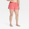 Women's Luxury Collection Shadow Striped Satin Pajama Shorts - Auden™ - 4 of 4
