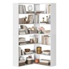Jojoka 6-Tier Corner Bookshelf - Tall L-Shaped Industrial Bookcase with Baffles, Modern Display Shelf for Bedroom, Office, Living Room & Kitchen - 3 of 4
