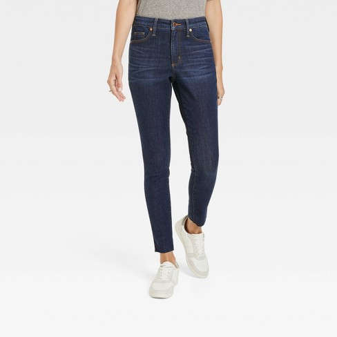 Women's High-rise Skinny Jeans - Universal Thread™ Black Wash 30 : Target