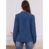 INSPIRE CHIC Women's Maternity Button Down Shirts Long Sleeve Jacquard Cotton Prenancy Semi Sheer Blouse Work Office - 4 of 4
