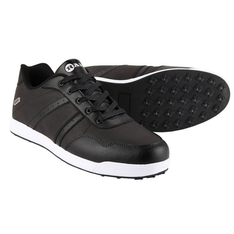 Ram FX Comfort Mens Waterproof Golf Shoes Black, 1 of 5