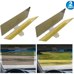 5 Star Super Deals 2 Car Sun Visor Extension, Car Anti Glare Driving HD Visor, Universal Day and Night Vision Anti-Glare Windshield Extender - 1 of 4