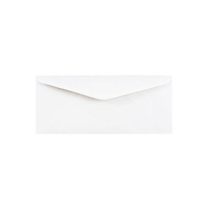 JAM Paper #11 Business Envelope 4 1/2" x 10 3/8" White 250/Box (45179C) - 1 of 4