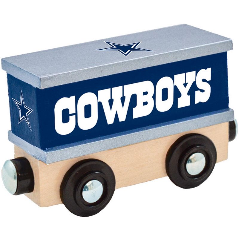 MasterPieces Wood Train Box Car - NFL Dallas Cowboys, 1 of 6