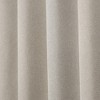 Textured Solid 100% Blackout Machine Washable Curtain Panels, Set of 2 by Blue Nile Mills - 3 of 4