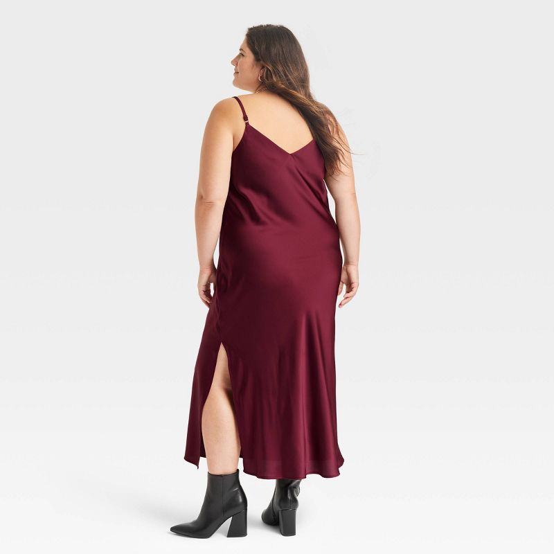 Women's Midi Slip Dress - A New Day™, 3 of 11