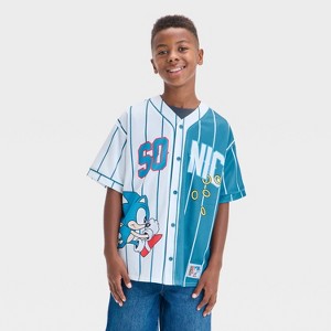 Boys' Sonic the Hedgehog Baseball Jersey - 1 of 4