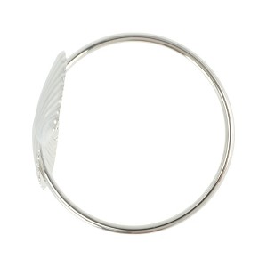 Unique Bargains Napkin Rings Double Shell-shaped Stainless Steel 1 Pc - 1 of 3