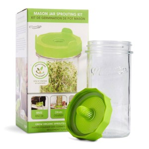 Masontops Mason Jar Sprouting Kit with Jar - 1 of 2