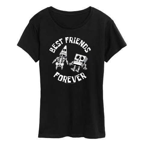 Women's - SpongeBob SquarePants - Best Friends Forever Short Sleeve Graphic T-Shirt - image 1 of 4