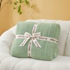 Snuggle Sac Soft Knit Throw Fuzzy Cozy Reversible Microfiber Blanket - 2 of 4