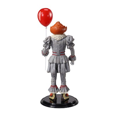 Pennywise the Clown Gray and Red Bendable Collectible Figure
