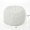 CAVINAS Faux Fur Bean Bag Chair,Lazy Sofa Chair with High Density Foam,Lounge Chair for Living Room - 3 of 4