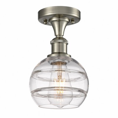 Rochester - 1 Light Semi-Flush Mount In Industrial Style-9.13 Inches Tall and 5.88 Inches Wide