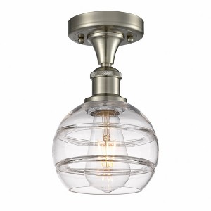 Rochester - 1 Light Semi-Flush Mount In Industrial Style-9.13 Inches Tall and 5.88 Inches Wide - 1 of 1