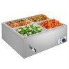Winado 42.3 qt. 1200-Watt 110-Volt 4-Pan Electric Steam Table Food Warmer Countertop - 2 of 4