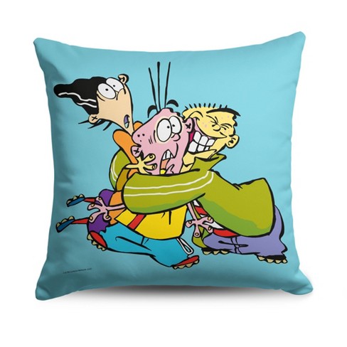 Cartoon Network Ed Edd N Eddy Bro Hug Throw Pillow 18x18 Inches - image 1 of 2