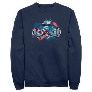 Men's Lost Gods Snow Goggles Landscape Sweatshirt - 1 of 4