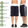 Mens Moisture Wicking Athletic Basketball & Gym Workout Shorts with Pockets Multipack, Up to 3XL, Pack of 5 - 3 of 4
