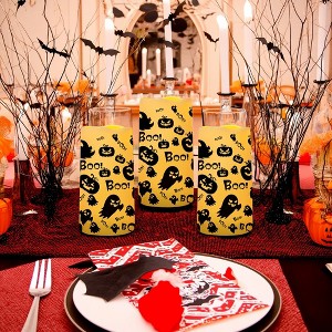 3 piece set of flickering,LDE candle horror decor themed for Halloween - 1 of 4