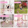 NAYSAYE Exercise Trainer Gymnastics Bar Adjustable Height for Home Kids Training, Pink, 52.56"*21.85"*5.51" - 3 of 4