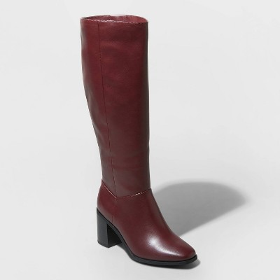 target burgundy boots