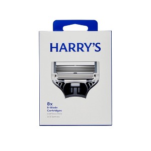 Harry's 5-Blade Men's Razor Blade Refills - 8 Cartridges - Compatible with All Harry's Razors and Flamingo Razors - 1 of 4