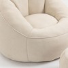 NicBex Bean Bag Chair Floor Chair with Padded Foam Padding Compressed Bean Bag, Upholstered Footrest for Living Room, Bedroom - image 4 of 4