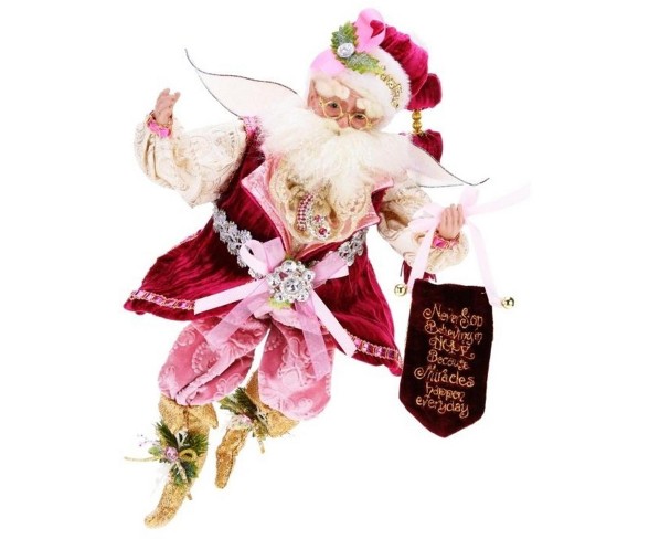 Mark Roberts Products 19" Collectible Spirit of Hope Breast Cancer Awareness Fairy Large - Pink/White