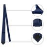 Allegra K Men's Self-Tied Solid Color Formal Casual Party Wedding Neckties - 3 of 4