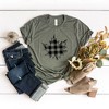 Simply Sage Market Women's Buffalo Plaid Leaf Short Sleeve Graphic Tee - 2 of 2