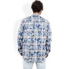 Anna-Kaci Men's Long Sleeve Button-Down Shirt with Distressed Plaid Pattern - 2 of 4