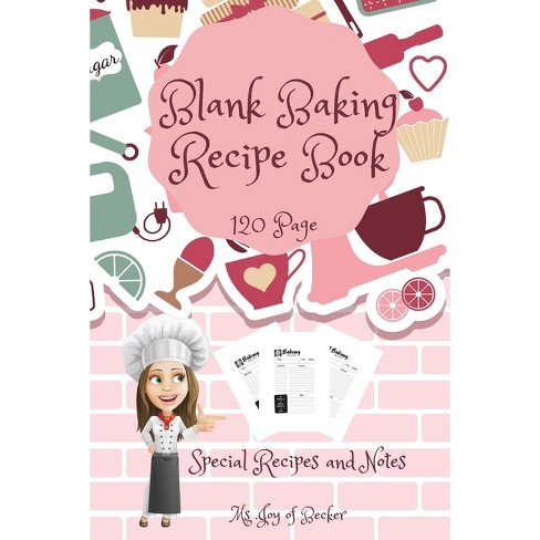 Blank Recipe Books - Joy Dean Designs