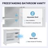 36" Freestanding Bathroom Vanity with Ceramic Sink, 4 Drawers & Soft-Close Door - ModernLuxe - 4 of 4