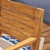 Syemin Patio Modern Accent Chairs, Outdoor Conversation Chairs, with Leisure Used, for Backyard, Garden, Beige, 23"*23.75"*35.5" - 3 of 4