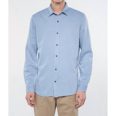Men's Luxe Long Sleeve Shirt - mavi