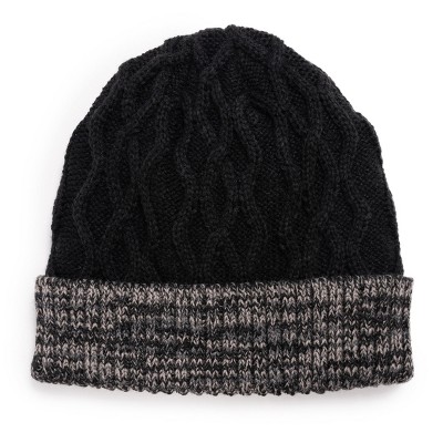 MUK LUKS Men's Cable Cuff Cap