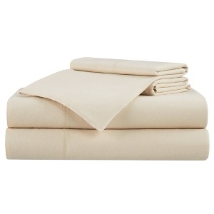 Aston & Arden Linacel Sheet Set (4 Pieces), 2 Pillowcases, 1 Flat Sheet, 1 Fitted Sheet - 1 of 4