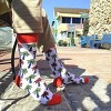 Colorful Palm Tree Pattern Socks (Women's Sizes Adult Medium) from the Sock Panda - 2 of 4