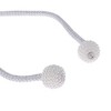 Unique Bargains Magnetic Buckle Medium Faux Pearl Curtain Strap Polyester Rare Earth Magnet 2 Pcs - 3 of 4