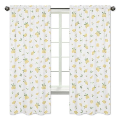 Set of 2 Lemon Window Panels - Sweet Jojo Designs