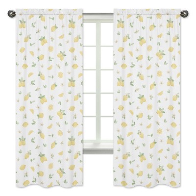 Set of 2 Lemon Window Panels - Sweet Jojo Designs