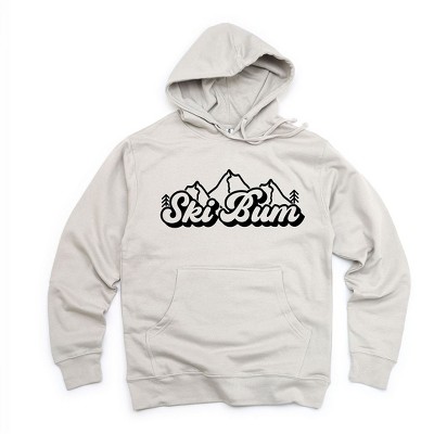 Simply Sage Market Women's Graphic Hoodie Ski Bum Mountains
