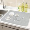 REGALWOVEN Fast Absorbing Microfiber Dish Drying Mat for Kitchen Counter Dishes Utensils Pots - 2 of 4